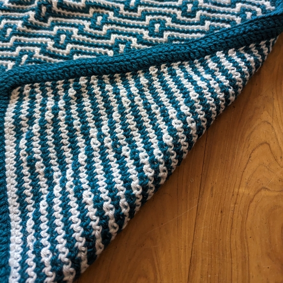 HANDMADE crochet baby afghan baby blanket - Picture 6 of 6